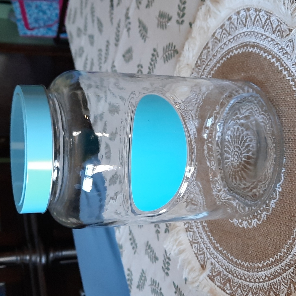 Medium Size Glass Canister with Chalkboard Label